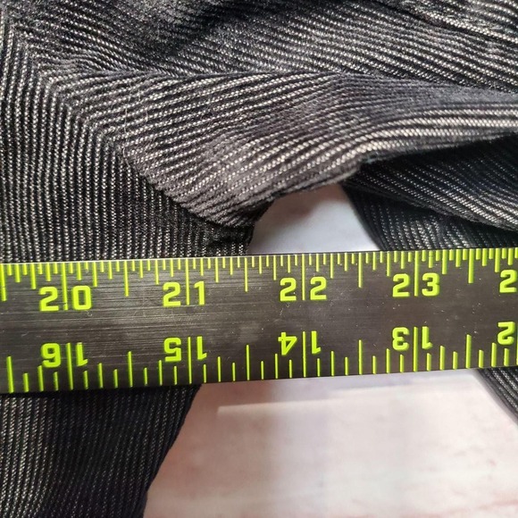 Michael‎ Michael Kors Jacket Womens Large Gray Belted Double Breasted Corduroy - Picture 9 of 12